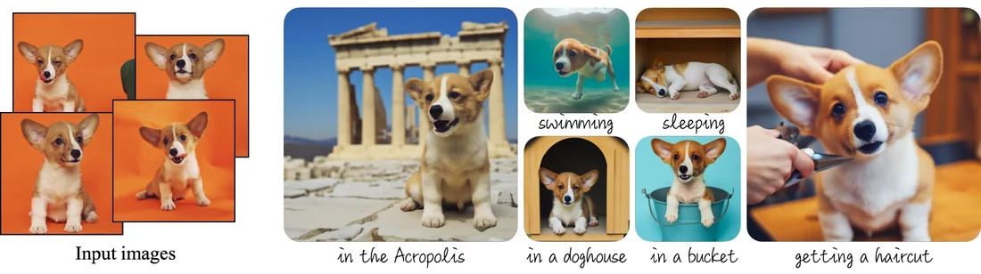 Visual for this record: A tuning method taught models a subject from a few photos