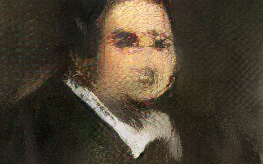 Visual for this record: Christie's named an algorithm's loss function as the signature